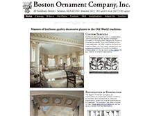 Tablet Screenshot of bostonornament.com